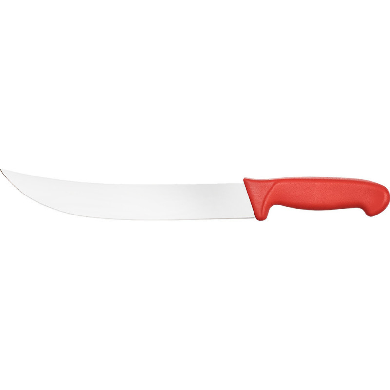 HACCP-Mäsiarsky nôž, červený, 25cm