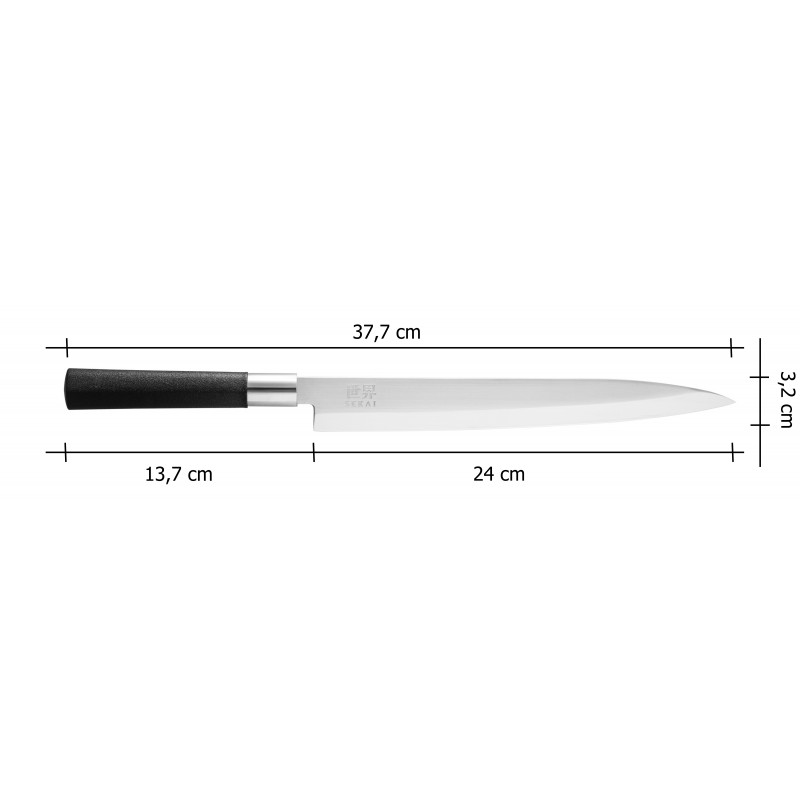 Japonský nůž IVO Yanagiba- SEKAI - 24 cm