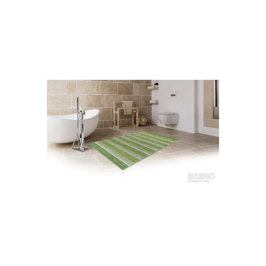 Kúpelňová predložka / behúň LAOS 75x160cm zelený