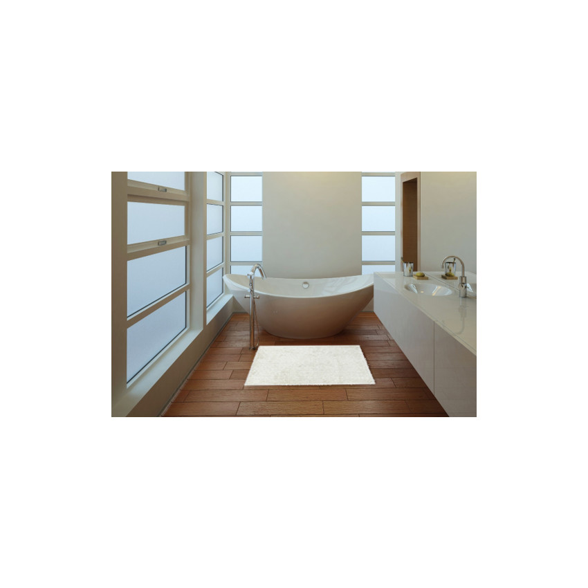 Kúpeľňová predložka ELLA MICRO 50x80cm biela