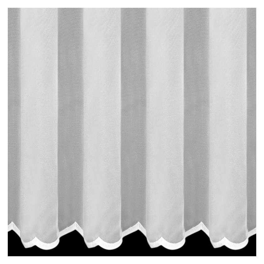 EUROFIRANY Záclona Kara, na krúžky, 300 x 145 cm, biela