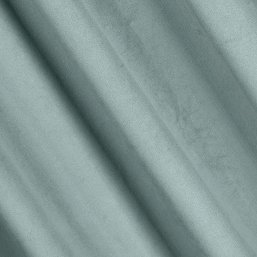 EUROFIRANY Zamatový záves MADLEN 140x300cm svetlo sivý