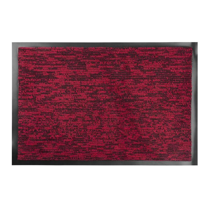 MagicHome Rohožka 40 x 60 cm, čiernočervená