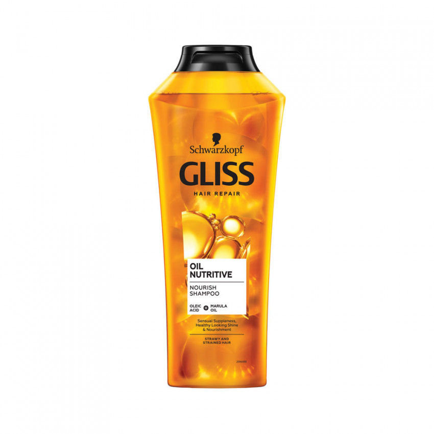 Gliss šampón Oil Nutritive pre hrubé a namáhané vlasy 400 ml