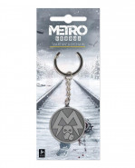 Metro Exodus Metal Keychain Spartan Logo