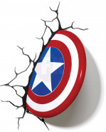 Marvel 3D LED Light Captain America Shield