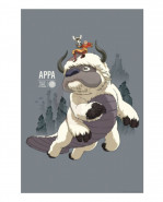 Avatar The Last Airbender Art Print Appa & Aang Limited Edition 42 x 30 cm