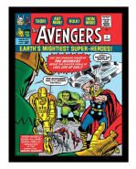 Marvel Collector Print Framed plagát Avangers vs. Loki Comic