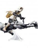 Star Wars: The Mandalorian Vintage Collection Vehicle with figúrkas Speeder Bike with Scout Trooper & Grogu