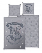 Harry Potter Duvet Set Grey 135 x 200 cm / 80 x 80 cm