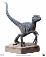 Jurassic World Icons socha Velociraptor Blue 9 cm