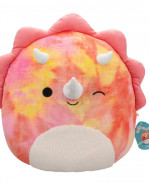 Squishmallows Plush figúrka Pink Tie-Dye Triceratops with Fuzzy Belly and Winking Trinity 40 cm
