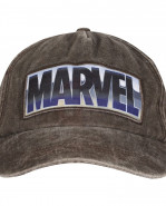 Marvel Curved Bill Cap Vintage Wash Logo