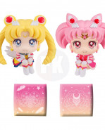 Sailor Moon Cosmos The Movie Look Look Up PVC sochas Eternal Sailor Moon & Eternal Sailor Chibi Moon LTD Ver. 11 cm