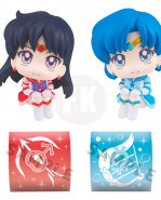 Sailor Moon Cosmos Look Up PVC sochas Eternal Sailor Mercury & Eternal Sailor Mars Set 11 cm