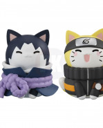 Naruto Mega Cat Project Trading figúrkas Naruto & Sasuke Limited Ver. 3 cm