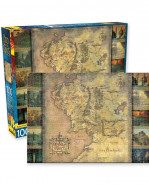 Lord of the Rings Jigsaw Puzzle Map (1000 pieces)