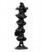 The Smurfs Resin socha Smurfs Column Black Edition 50 cm
