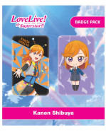 Love Live! Pin Badges 2-Pack Kanon Shibuya