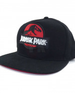 Jurassic Park Curved Bill Cap Red Logo