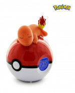 Pokémon Alarm Clock Pokeball with Light Charmander 18 cm - Poškodené balenie !