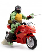 Teenage Mutant Ninja Turtles BST AXN akčná figúrka with Vehicle Raphael with Motorcycle (IDW Comics) 13 cm