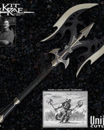 Kit Rae Swords of the Ancients replika 1/1 Black Legion Battle Axe 89 cm