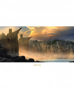 Lord of the Rings Art Print The Argonath - Pillars of the Kings 59 x 30 cm