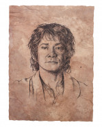 The Hobbit Art Print Portrait of Bilbo Baggins 21 x 28 cm