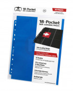 Ultimate Guard 18-Pocket Pages Side-Loading Blue (10)