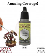 The Army Painter - Warpaints: Shining Silver (žiarivo strieborná)