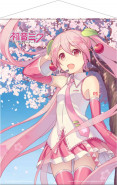 Hatsune Miku Wallscroll Cherry Blossom 50 x 70 cm