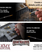 The Army Painter - Gamemaster: Terrain Brush Kit - sada štetcov