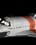 James Bond Model Kit Gift Set 1/144 Space Shuttle (Moonraker)