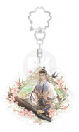Grandmaster of Demonic Cultivation Spring Season Series Acrylic klúčenka Lan Wangji 7 cm