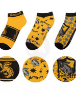 Harry Potter Ankle Socks 3-Pack Hufflepuff