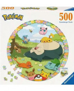 Pokémon Round Jigsaw Puzzle Flowery Pokémon (500 pieces)