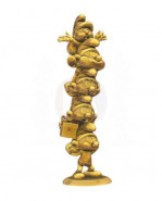 The Smurfs Resin socha Smurfs Column Gold Limited Edition 50 cm