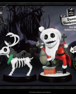 Nightmare Before Christmas Mini Egg Attack figúrka 2-Pack Santa Jack & Skeleton Reindeer 8 cm