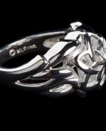Lord of the Rings Nenya - The Ring of Galadriel (Sterling Silver) Size 9.75