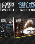 Modelárska LED lampa (čierna)