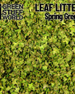 ​GSW: miniatúrne listy - Leaf Litter - Spring Green