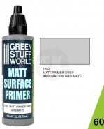 GSW: Matt Surface Primer 60 ml - Grey (sivá matná základná farba)