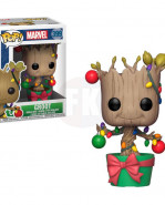 Marvel Comics POP! Marvel Holiday Vinyl Bobble-Head Groot (Lights & Ornaments) 9 cm