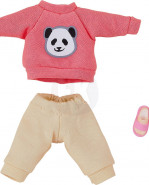 Original Character for Nendoroid Doll figúrkas Outfit Set: Sweatshirt and Sweatpants (Pink)