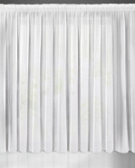 EUROFIRANY Záclona Angela, s riasiacou páskou, 350 x 250 cm, biela