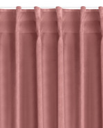 EUROFIRANY Zamatový záves MADLEN 140x300cm ružový