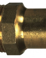 EFFEBI - PRESS Unico - Prechodka s vonkajším závitom a jedným zásuvným koncom bronz V 22x1/2", RKM244-042200
