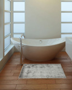 Kúpeľňová predložka ELLA MICRO 50x80cm sivá