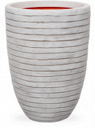 Kvetináč Capi Nature Row Vase Elegant Low Ivory béžový 46x58 cm